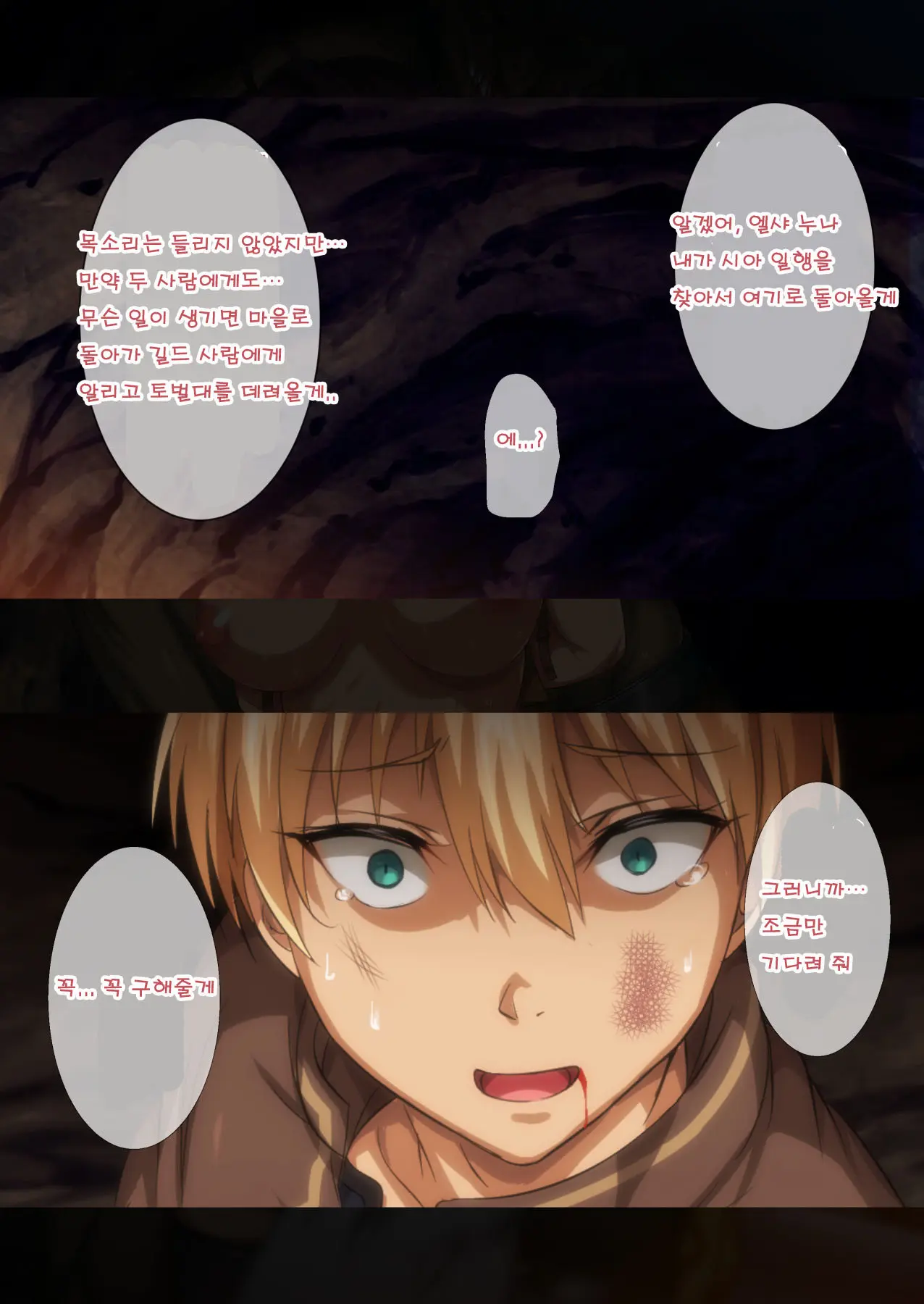 Mamono No Nie 2 ~Ishu No Ko O Haranda Boukensha-Tachi~ | 마물의 희생양 2 ~괴물의 새끼를 임신한 모험가들~